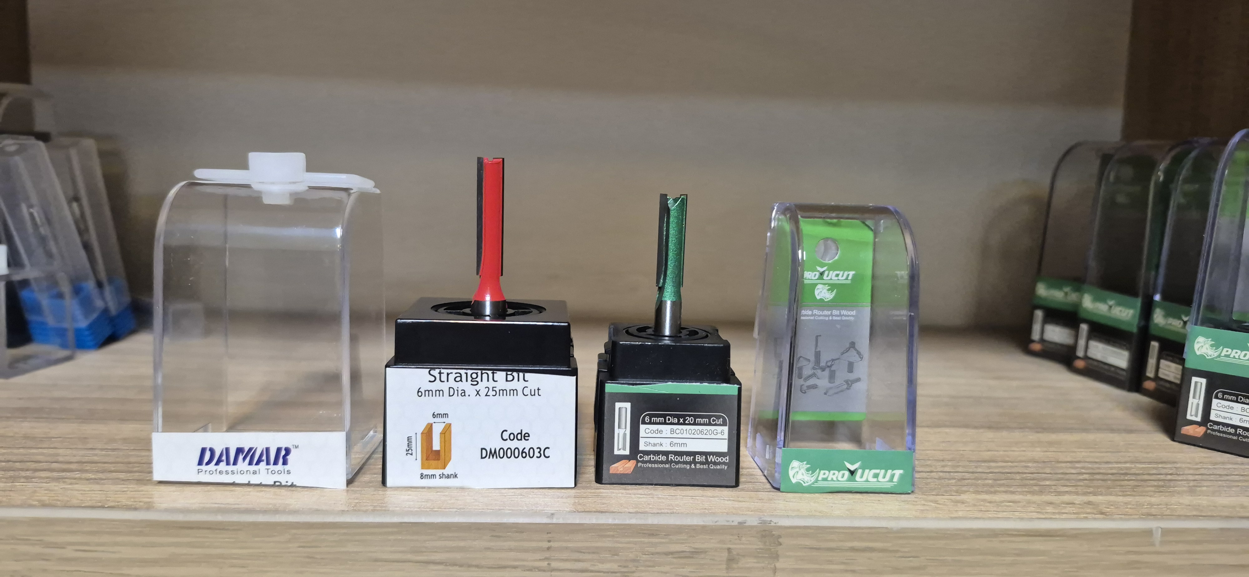 تیغ شیارزن دامار و پروکات