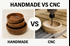 مقایسه ظروف چوبی دست‌ساز و CNC