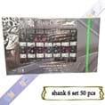 ست اورفرز 50عددی شفت   6mm برند Proucut